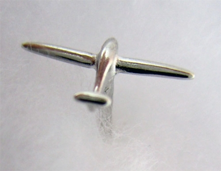 Discus clou doreille argent couple