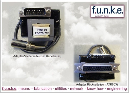 Adaptateur FSG 2T/70/71 sur ATR833 Adaptateur FSG 2T/70/71 sur ATR833