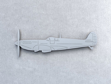 Aviateur magnétique SPITFIRE vue de côté Aviateur magnétique SPITFIRE vue de côté