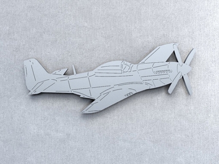 Perspective de lavion magnétique MUSTANG P51