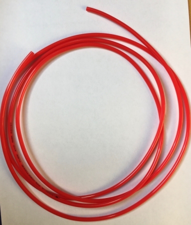 Tuyau PU 4 x 2,5 mm, rouge Tuyau PU 4 x 2,5 mm, rouge