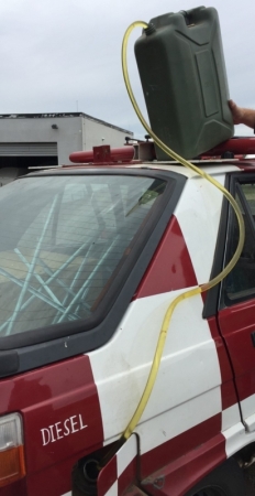 Pompe péristaltique avec clapet anti-retour et tuyau de 1,6 m pour le ravitaillement en carburant