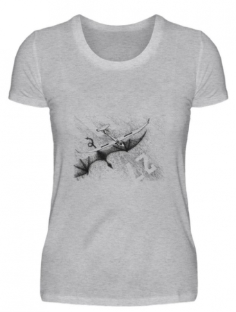 T-shirt dragon / vélivole femme