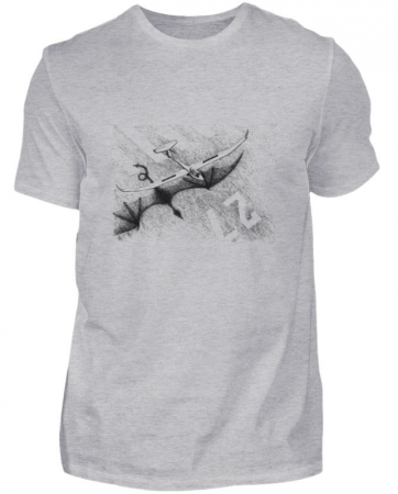 T-shirt dragon / pilote de planeur hommes T-shirt dragon / pilote de planeur hommes