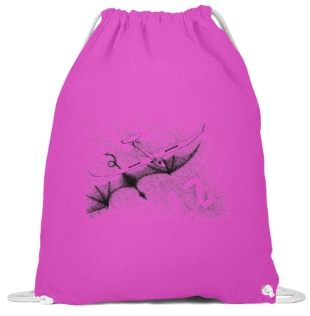 Gymsac en coton dragon