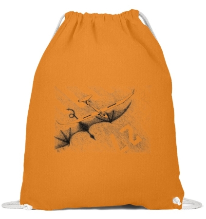 Gymsac en coton dragon