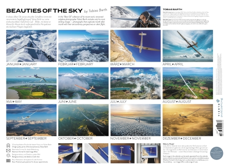 Calendrier photo Beauty of the sky 2026 de Tobi Barth, DIN A2+