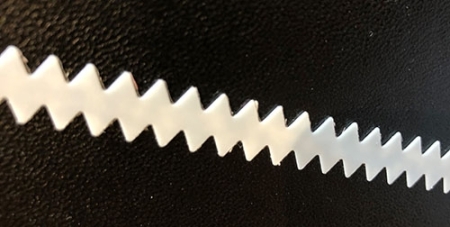 Ruban dentelé Mylar 60° 10m