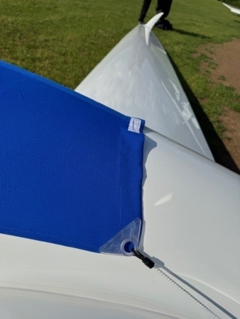 Housse de capot poussière bleu monoplace