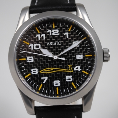 Montre daviation pour pilotes de planeur Glider Carbon Classic