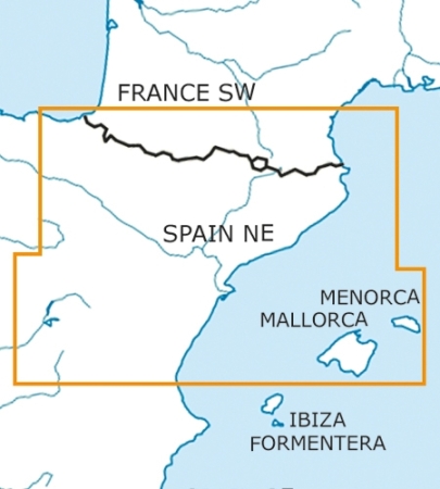 Rogersdata Carte VFR Espagne Nord Est 500k 2025