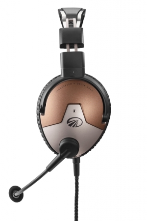 Lightspeed Delta Zulu, casque ANR avec fiche PJ et avertisseur de CO