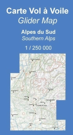 Carte de vol à voile Sud de la France 2024 Carte de vol à voile Sud de la France 2024