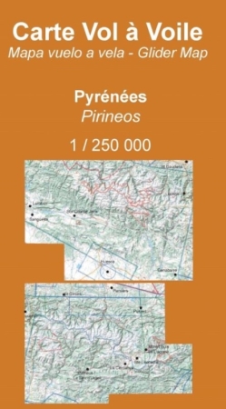 Carte de vol à voile Pyrénées 2024 Carte de vol à voile Pyrénées 2024
