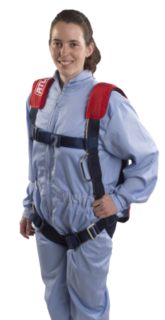 Parachute de secours MARS ATL15-SL Rouge-Noir (EN STOCK)