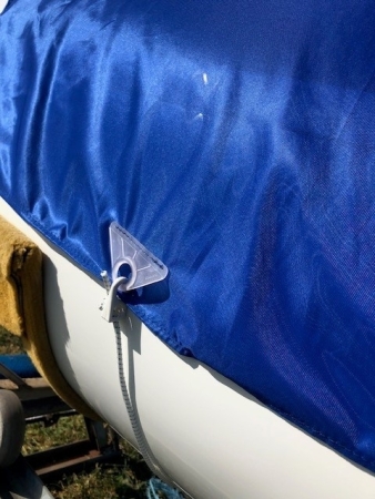 Housse de capot anti-poussière Bleu