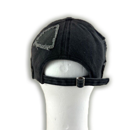 Casquette de docker gris foncé used look