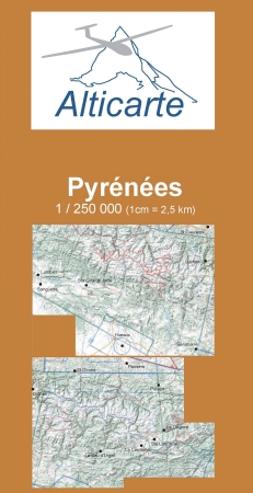 Carte de vol à voile Pyrénées 2024 Carte de vol à voile Pyrénées 2024