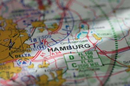 Carte de vol moteur OACI Hambourg 2024 Papier