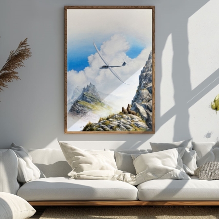 Peinture originale Arcus über den Dolomiten