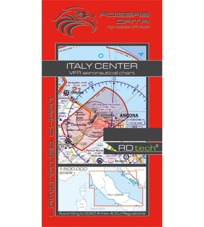 Rogersdata Carte VFR Italie Centre 500k 2025