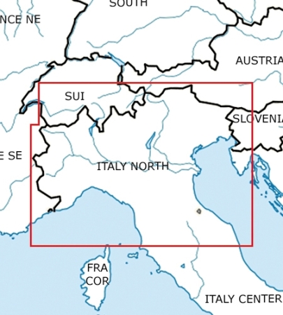 Rogersdata Carte VFR Italie Nord 500k 2025