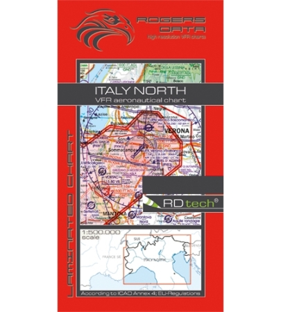 Rogersdata Carte VFR Italie Nord 500k 2025
