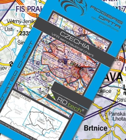 Rogersdata Carte VFR République tchèque 500k 2025