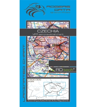Rogersdata Carte VFR République tchèque 500k 2025