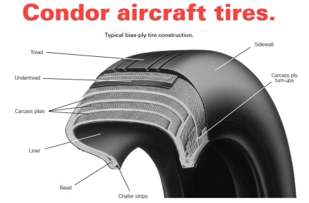 Pneumatique 5.00-5 Michelin Condor