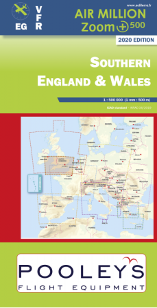 Airmillion Zoom Sud Angleterre et Pays de Galles 1:500.000 2024 Airmillion Zoom Sud Angleterre et Pays de Galles 1:500.000 2024