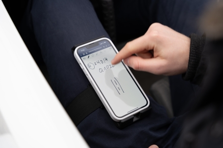 Genouillère Smartphone