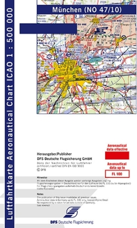 Carte de vol moteur OACI Munich 2024 Transparent