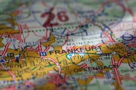 Carte de vol moteur OACI Francfort 2024 Papier