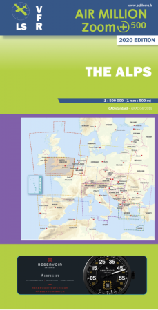 Airmillion Alpes 1:500.000 2025