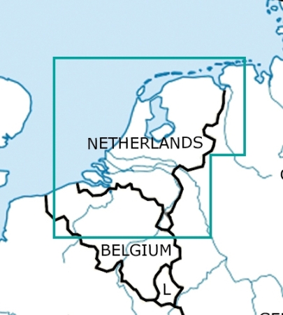 Rogersdata Carte VFR Pays-Bas 500k 2025