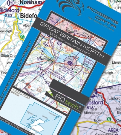 Rogersdata Carte VFR Angleterre Nord 500k 2025 Rogersdata Carte VFR Angleterre Nord 500k 2025