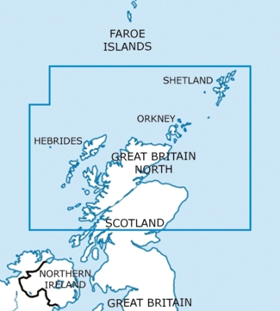 Rogersdata Carte VFR Angleterre Nord 500k 2025