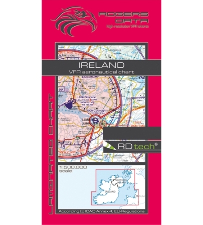 Rogersdata Carte VFR Irlande 500k 2025