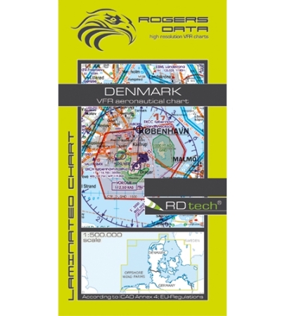 Rogersdata Carte VFR Danemark 500k 2025