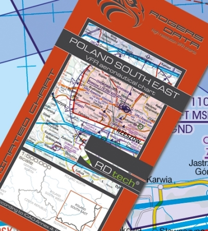 Rogersdata Carte VFR Pologne Sud Est 500k 2025 Rogersdata Carte VFR Pologne Sud Est 500k 2025