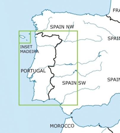 Rogersdata Carte VFR Portugal 500k 2025