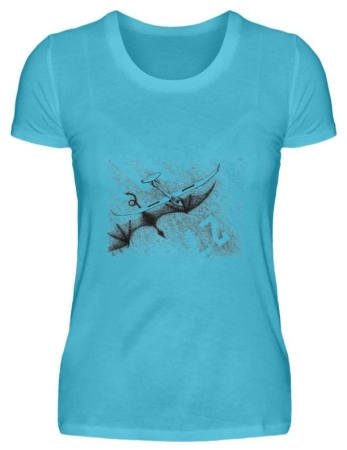 T-shirt dragon / vélivole femme taille XL T-shirt dragon / vélivole femme taille XL