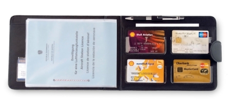 Housse de protection pour carnet de bord Cuir