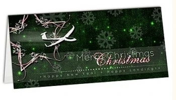 Cartes de Noël pour les pilotes de planeur