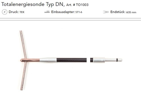 Sonde dénergie totale DN/ST Sonde dénergie totale DN/ST