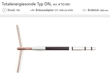 Sonde dénergie totale DN/ST