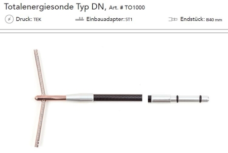 Sonde dénergie totale DN/ST