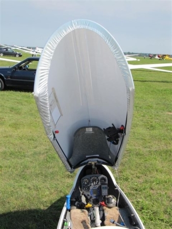 Housse de capot de planeur élastique