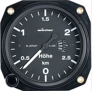 Altimètre grossier 4 HM 3, 80 mm